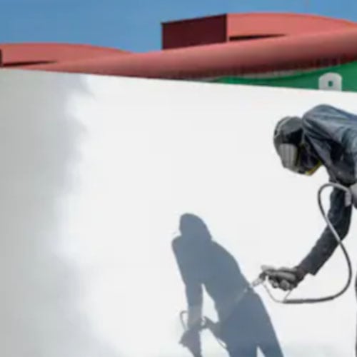 Airless sprayer for waterproof roof spraying machine